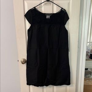 Gretchen Scott Designs Asymmetrical Black Dress